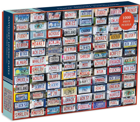 Nantucket License Plates 1000pc Puzzle