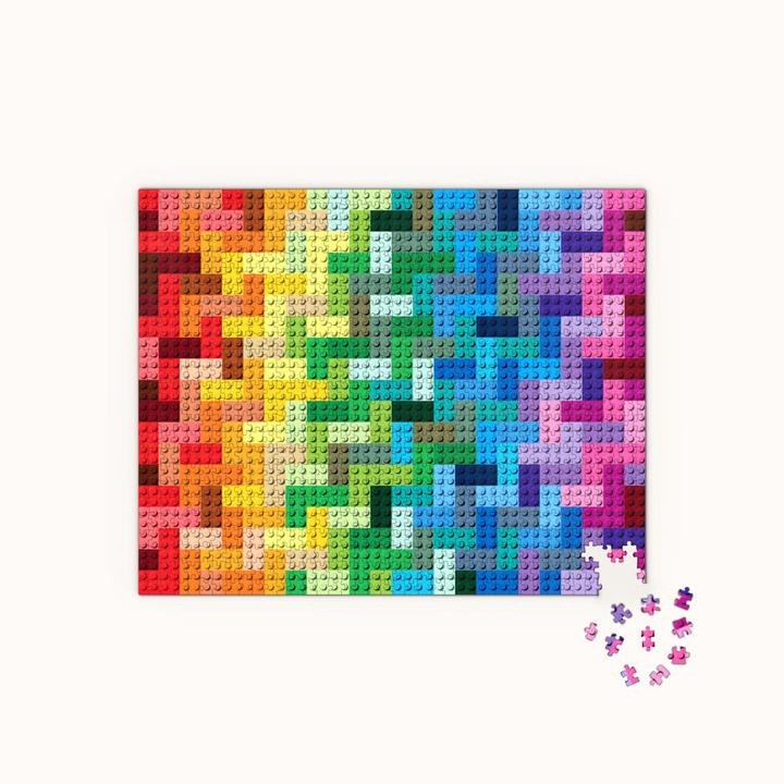 LEGO Rainbow Bricks 1000pc Puzzle