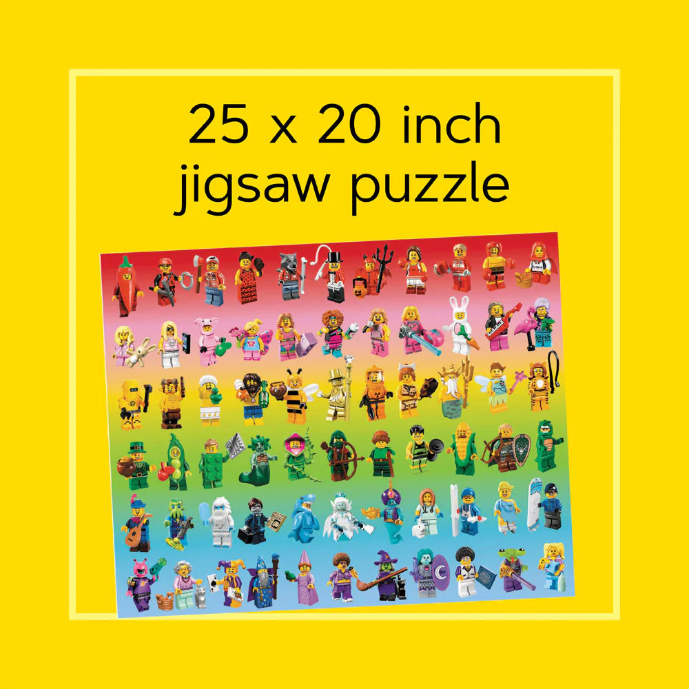 Minifigure Rainbow Lego Puzzle