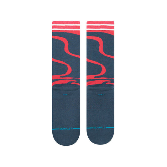 Upside Crew Socks - Red