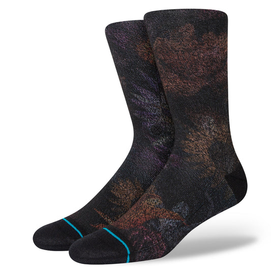 Ladin Crew Socks - Black - LG