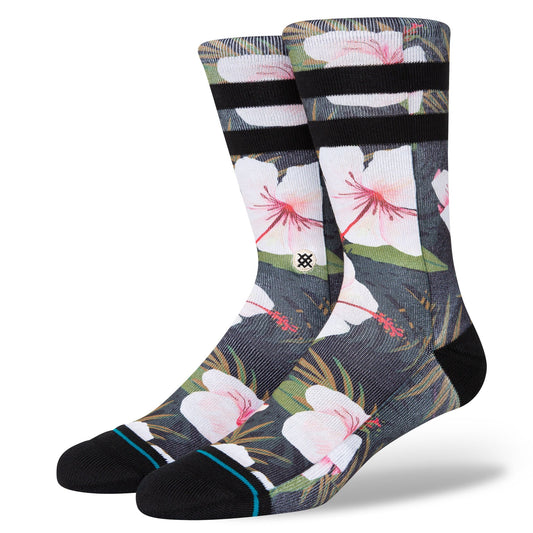 Laulima Crew Socks - Black - MD