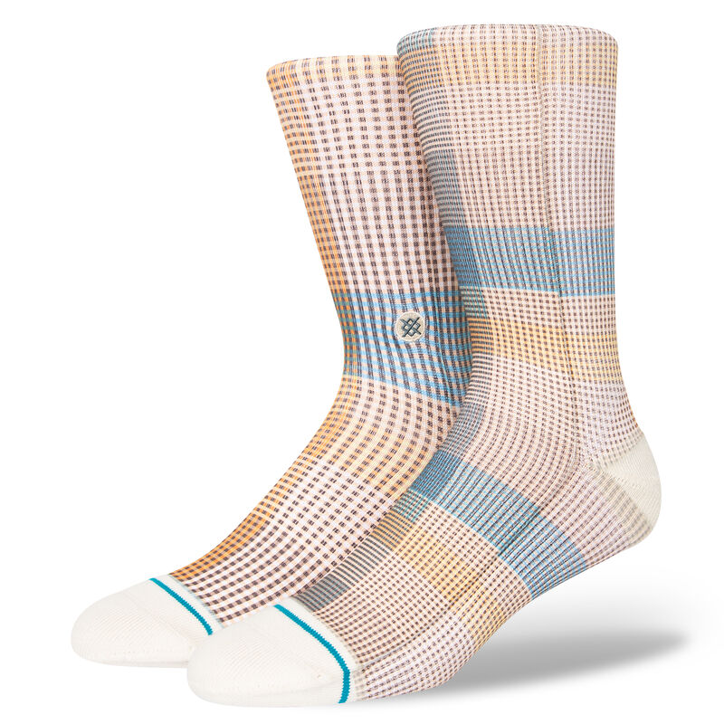 Tartan Crew Socks - Teal