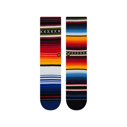 Curren St Crew Socks - Red - LG