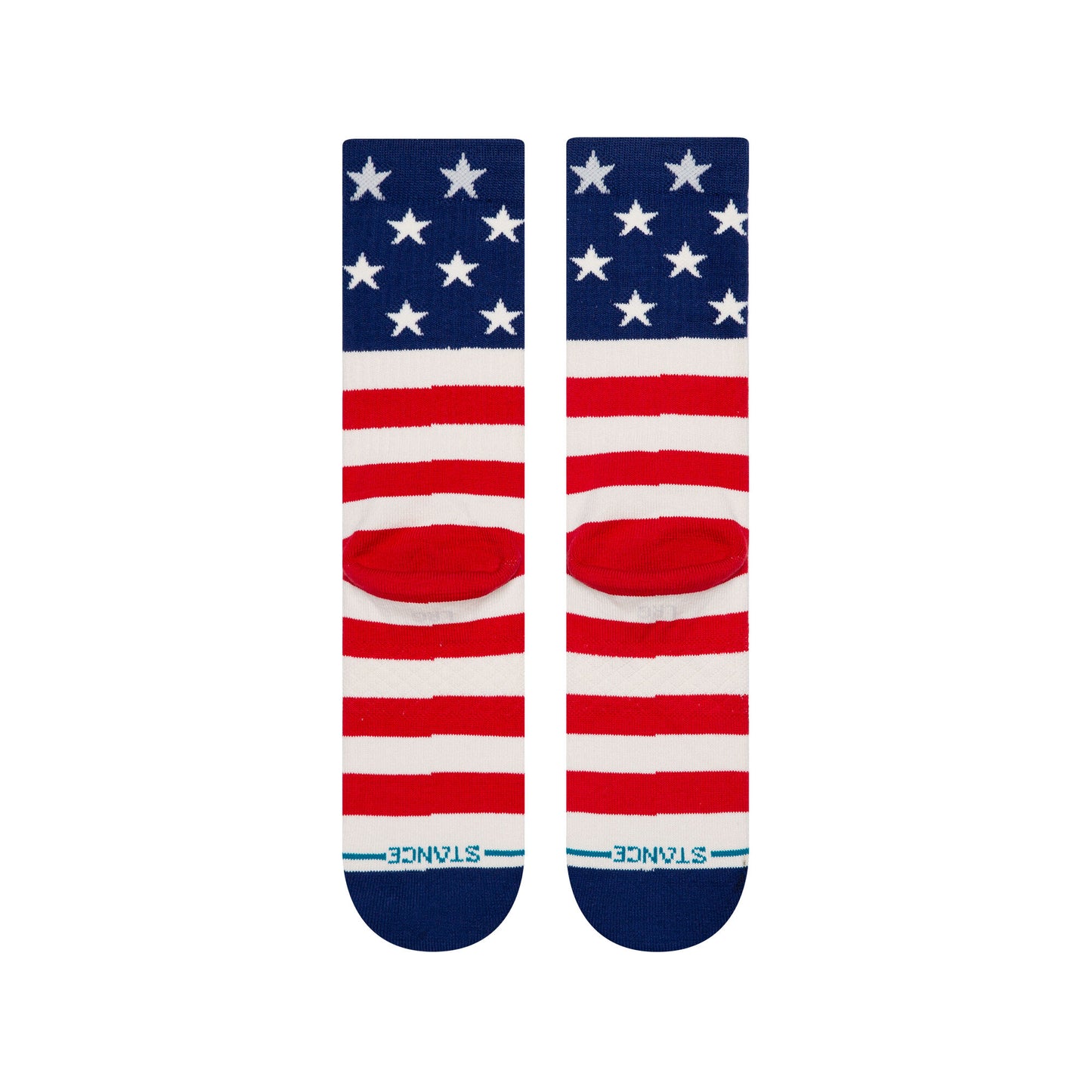 The Fourth St Crew Socks - Red