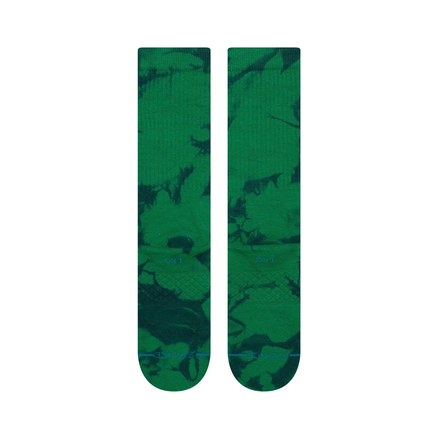 Limpid Crew Socks - Green - LG