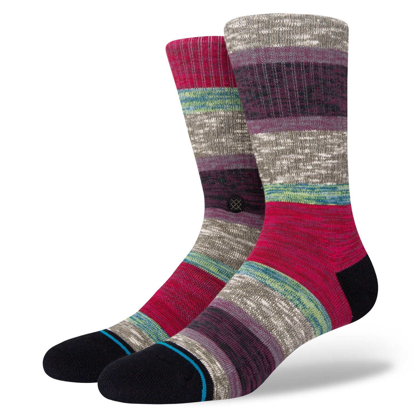 Heartfelt Crew Socks - Multi - Large