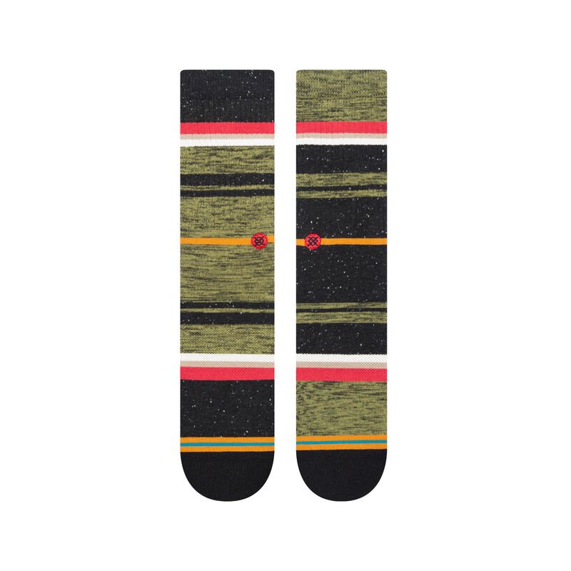 Sleighed Socks - Olive