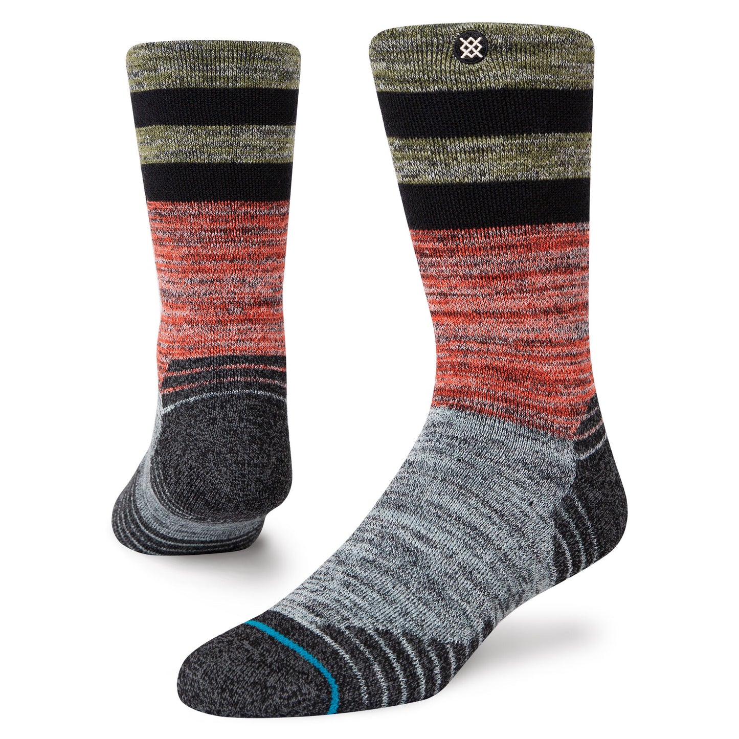 Alder Hike Crew Socks - Multi - LG