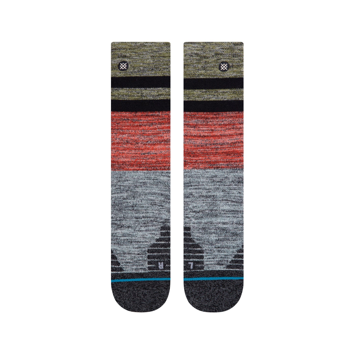 Alder Hike Crew Socks - Multi - LG