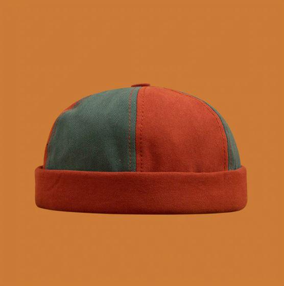 Arden Hat - Brick Red/Army Green