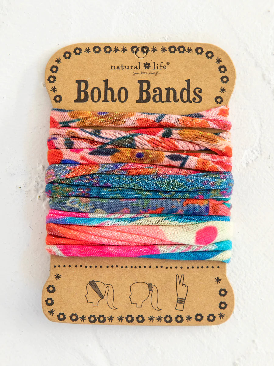 Boho Bands - Coral/Olive/Pink