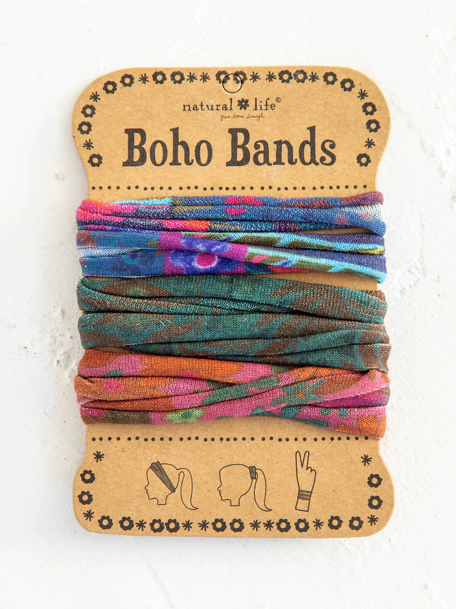 Boho Bands - Navy/Green/Pink
