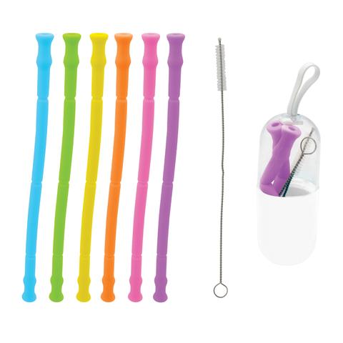 Silicon 250mm Straw Travel