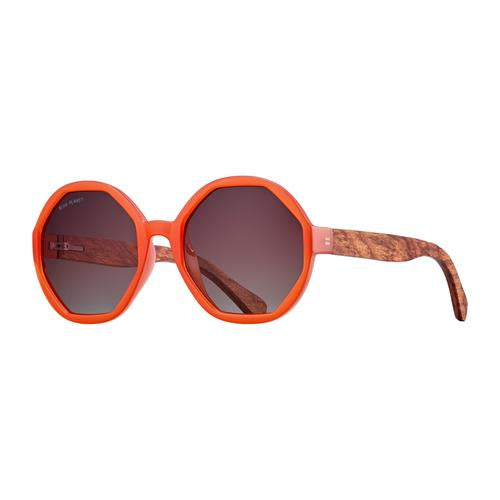 Donna - Orange/Walnut Wood/Gradient Brown Polarized