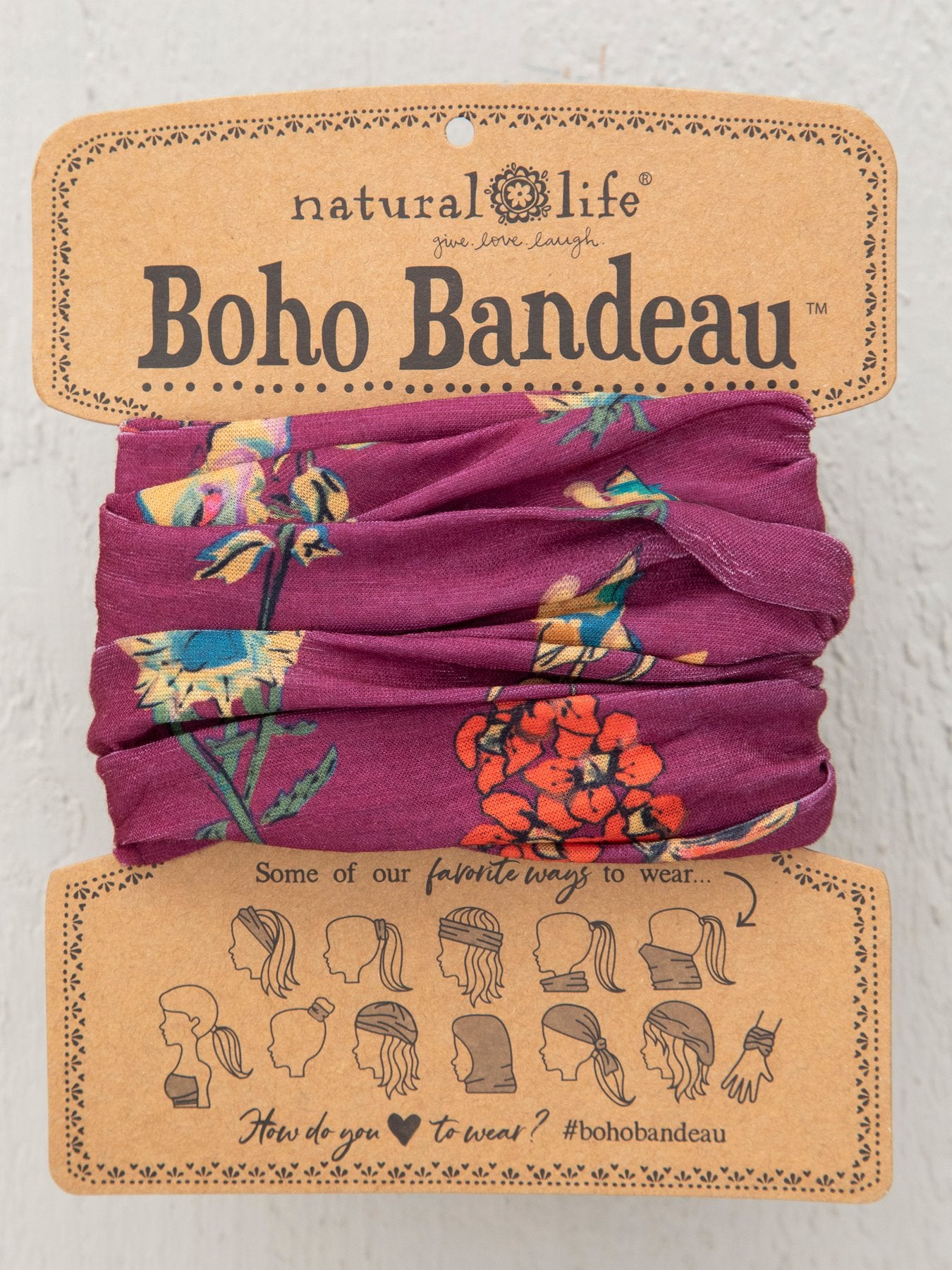 Natural Life Boho Bandeau - Berry Stems