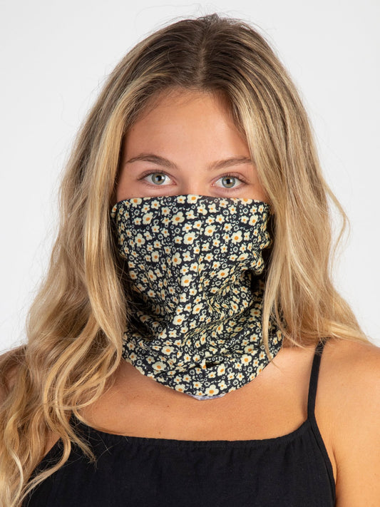 Natural Life Boho Bandeau - Black Cream Floral