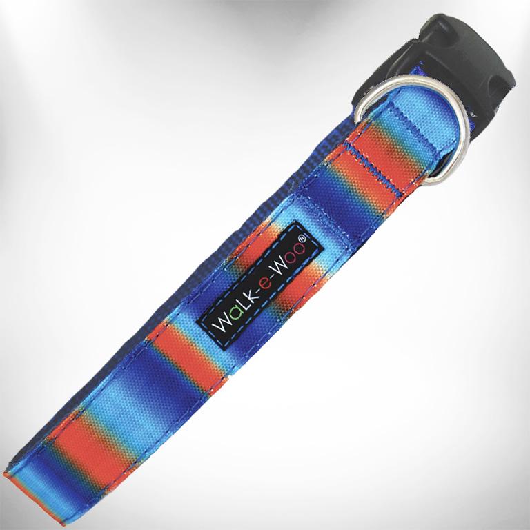 Tie Dye Collar Blue/Orange - SM