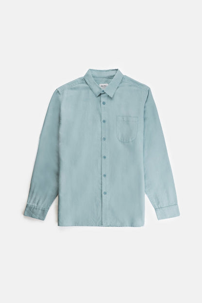 Classic Linen LS Shirt - Eucalyptus