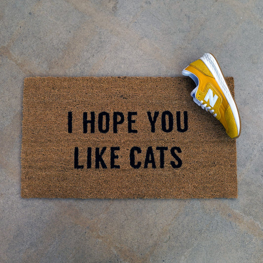 I Hope You Like Cats Doormat