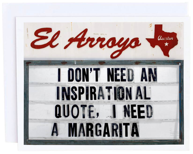 Inspirational Quote Card