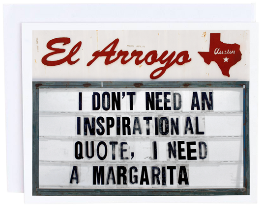 Inspirational Quote Card