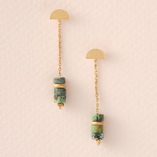 Stone Meteor Thread/Jacket - African Turquoise/Gold