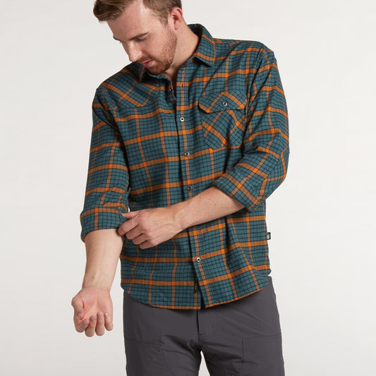 Harker's Flannel - Drafter Plaid: Teal