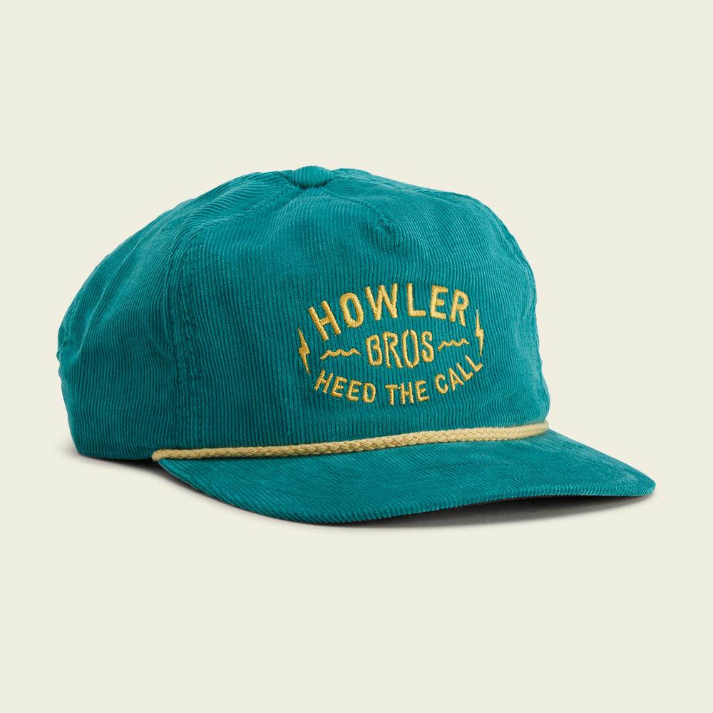 Unstructured Snapback - Painted Howler - Dark Teal