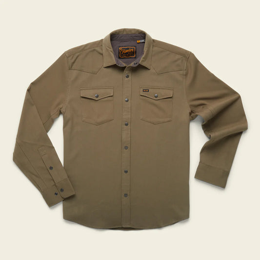 Stockman Stretch Snapshirt - Mountain Green