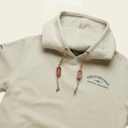 FINAL SALE - Pull Over Hoodie - Creative Creatures - Parchment