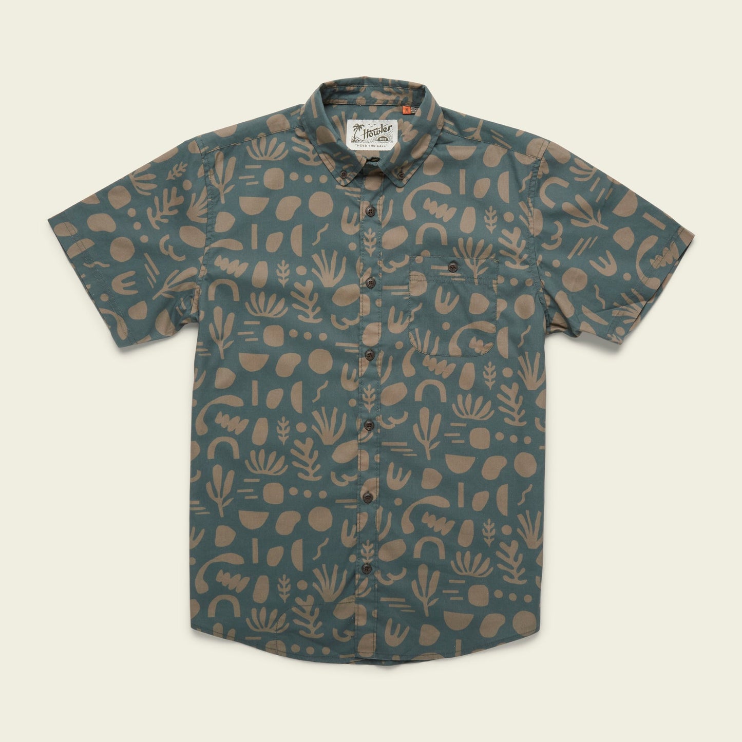 Mansfield Shirt: Distant Forms - Dark Forest