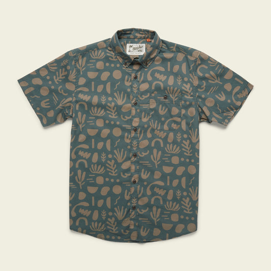Mansfield Shirt: Distant Forms - Dark Forest