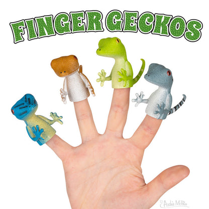 Finger Puppet - Finger Geckos