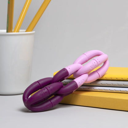 Fleks Flexible Silicone Fidget Magnets - Mulberry
