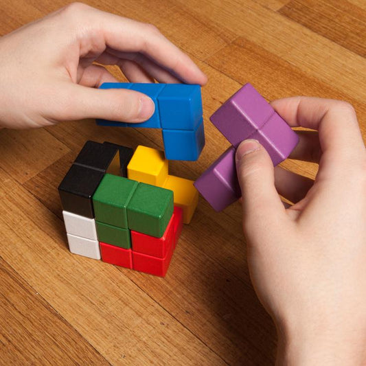 Block Cube 3D Wooden Puzzle