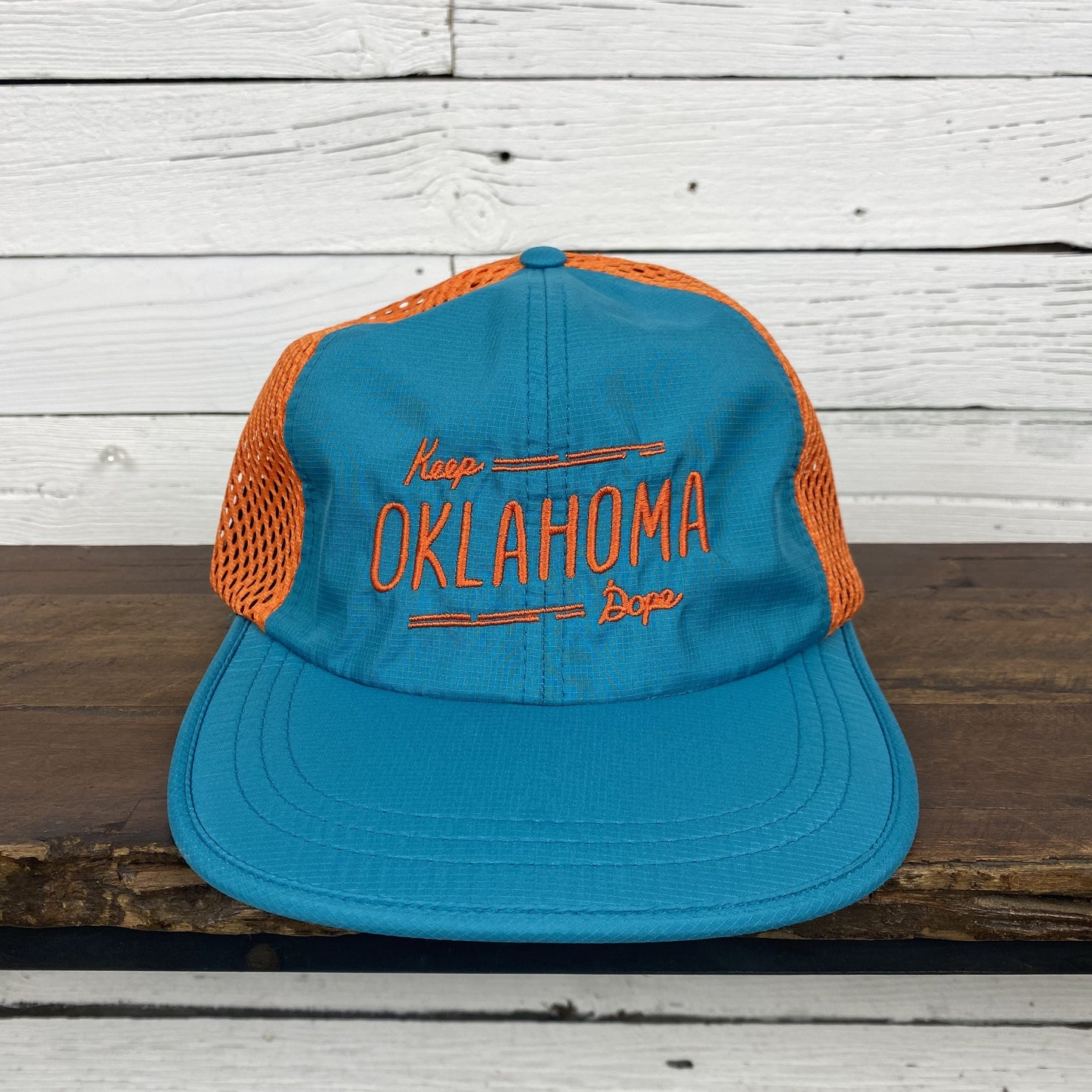 Keep Oklahoma Dope Hat - Teal/Orange