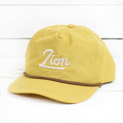 Zion Vintage Hat - Mustard