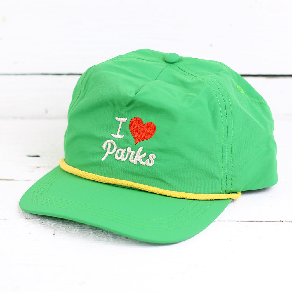 I Love Parks Vintage Hat - Green
