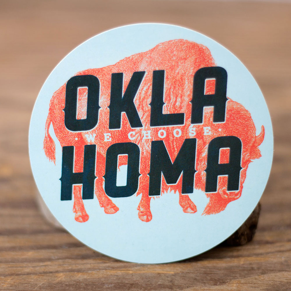 We Choose Oklahoma Sticker