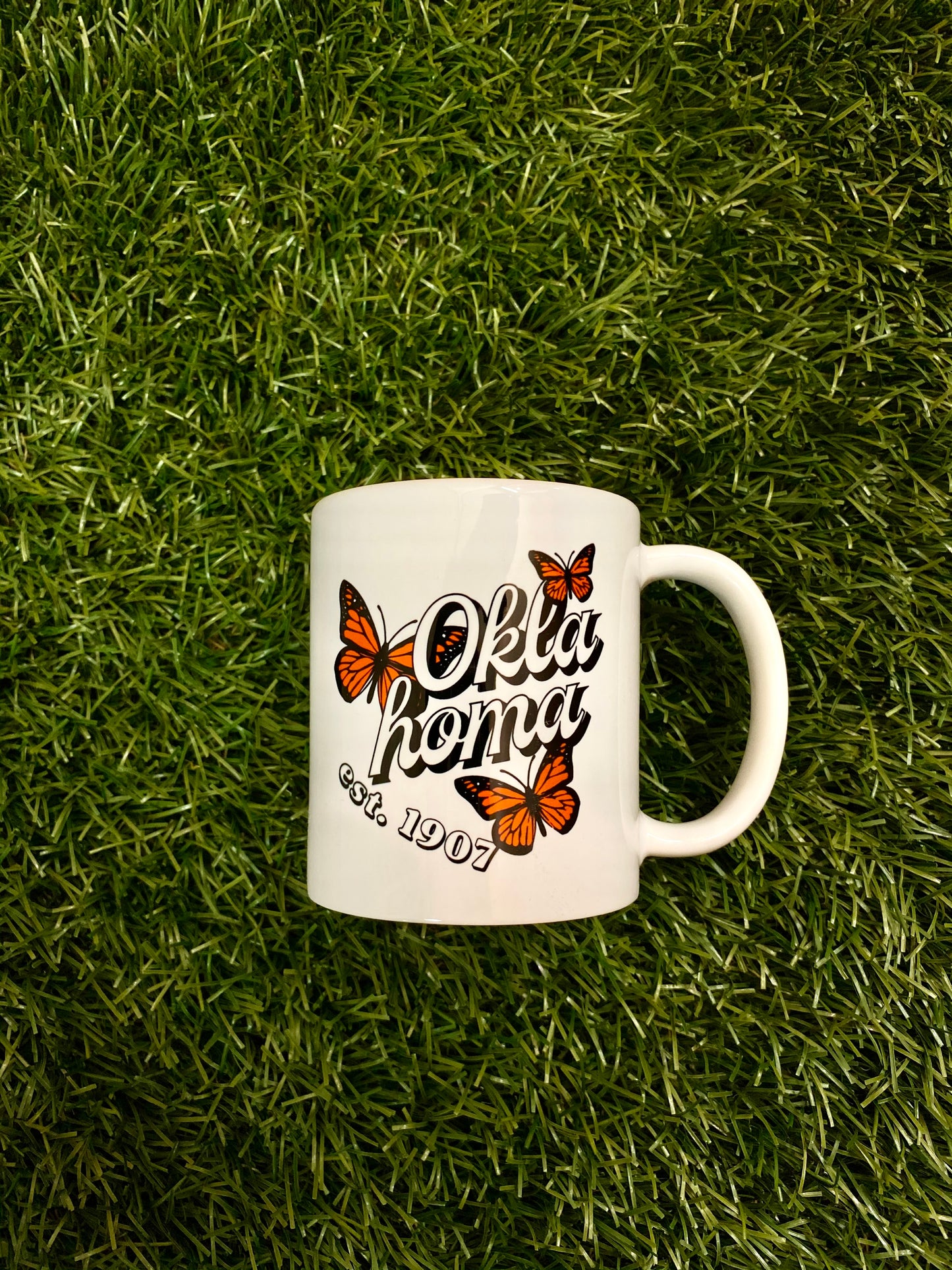 Oklahoma Butterfly Mug