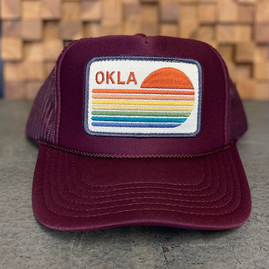 OKLA Spectrum - Maroon Trucker