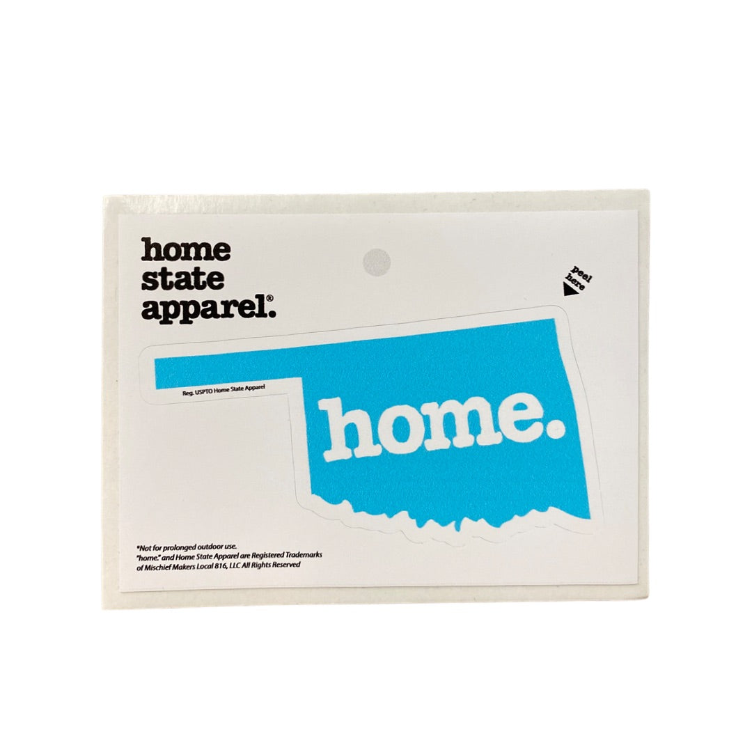 Home. Sticker - Aqua
