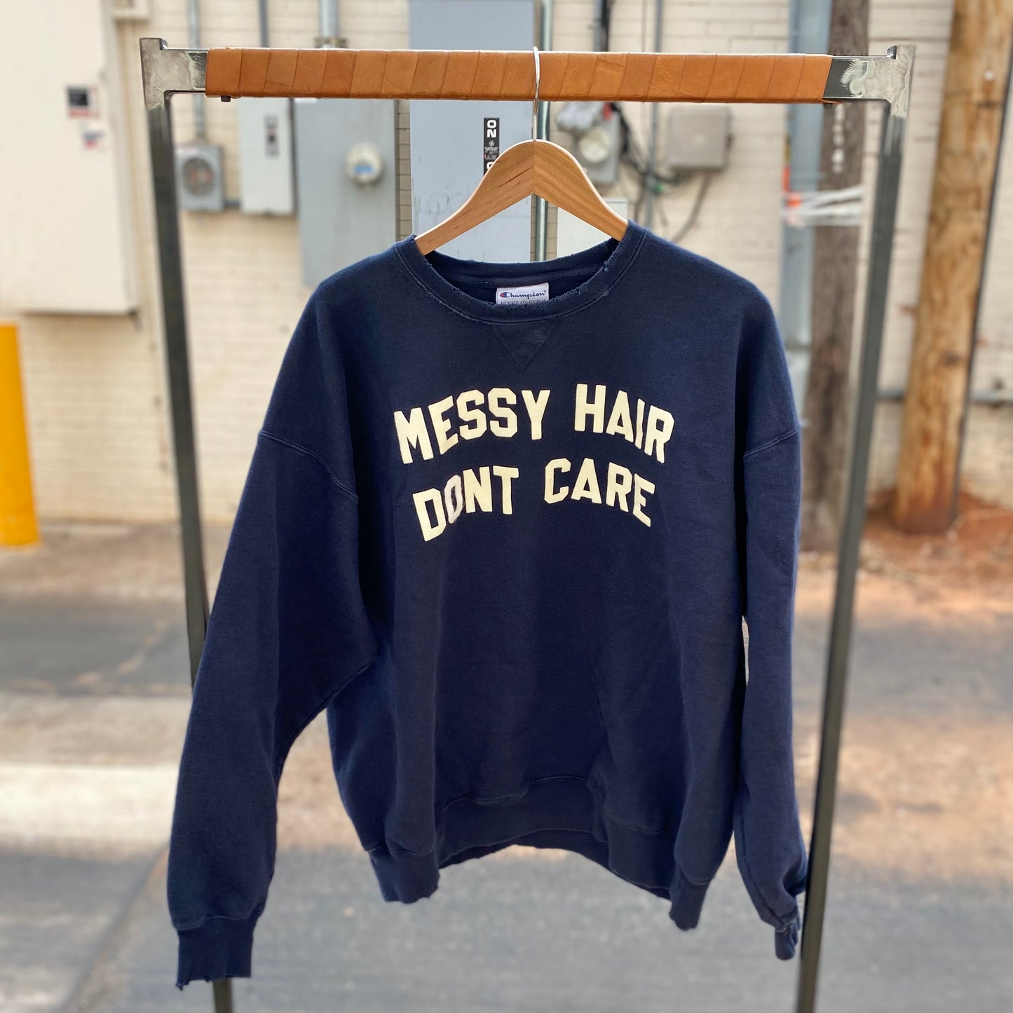 Messy Hair One of a Kind Vintage Sweatshirt