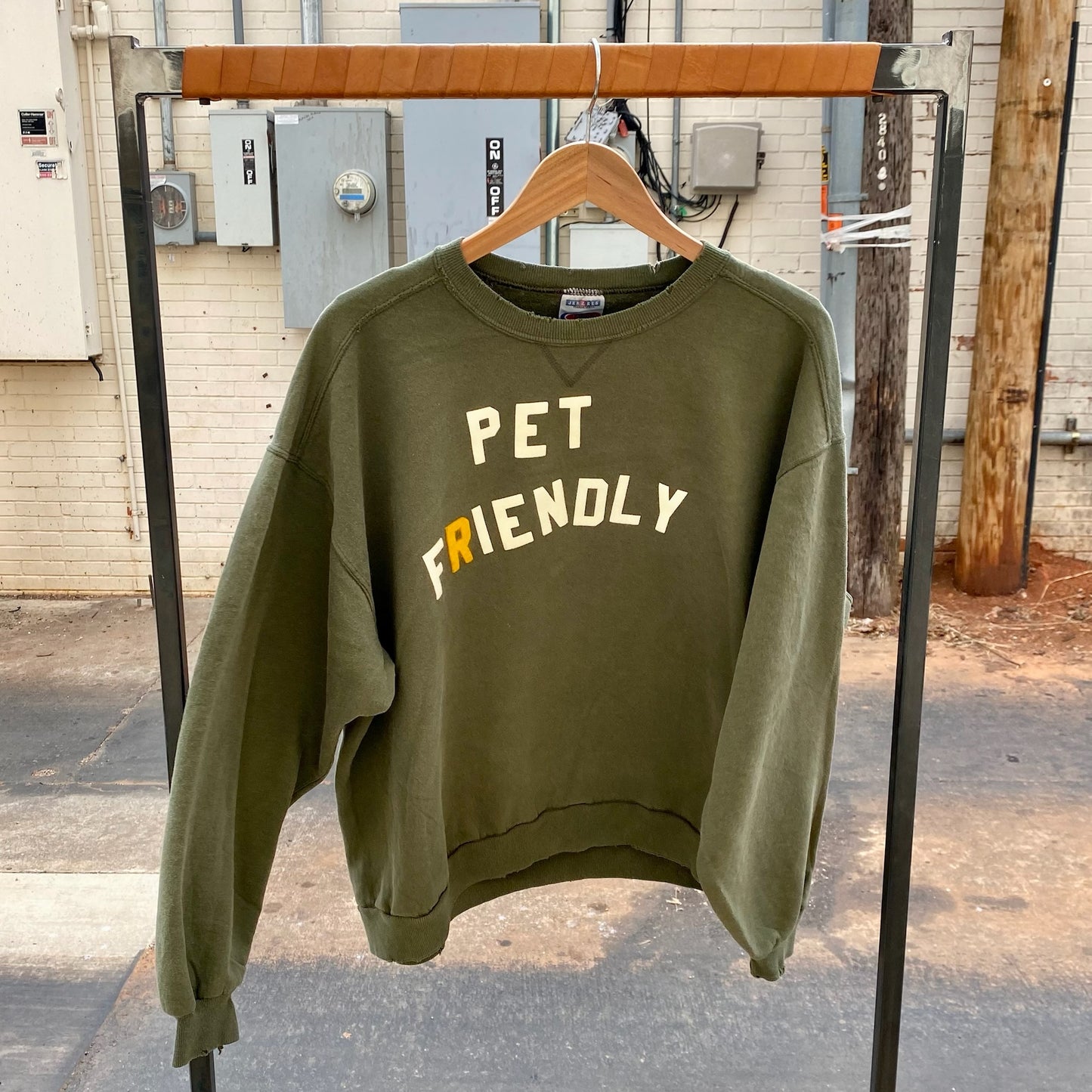 Pet Friendly One of a Kind Vintage Sweatshirt