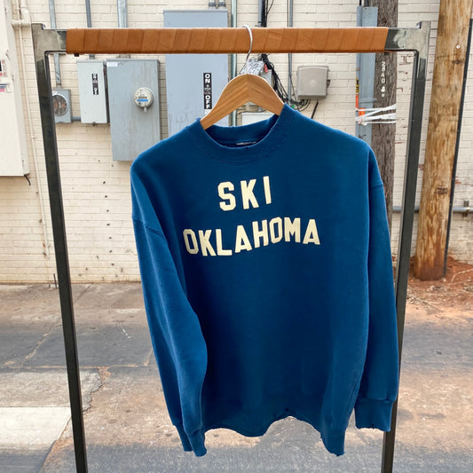 Ski Oklahoma One of a Kind Vintage Sweatshirt
