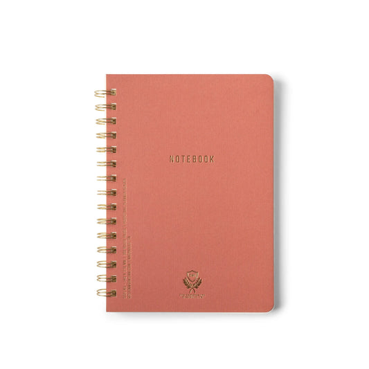 Twin Wire Notebook Medium - Terracotta