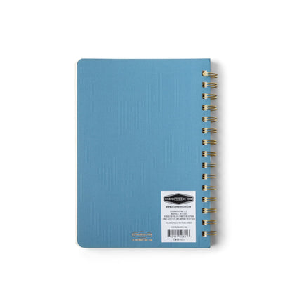 Twin Wire Notebook Medium - Classic Blue