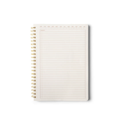 Twin Wire Notebook Large - Terracotta