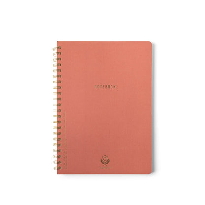 Twin Wire Notebook Large - Terracotta